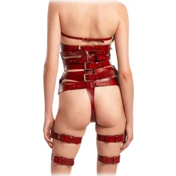 Belarex Swimwear-- Athens Corset - Dark Red - Corset - Lingerie - Luxury Exclusive Collection - Avvenice