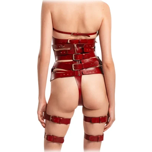 Belarex Swimwear-- Athens Corset - Dark Red - Corset - Lingerie - Luxury Exclusive Collection - Avvenice