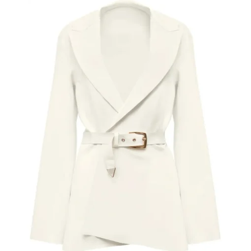 Belarex Jackets-- Cannes Blazer - White - Blazer - Lingerie - Luxury Exclusive Collection - Avvenice