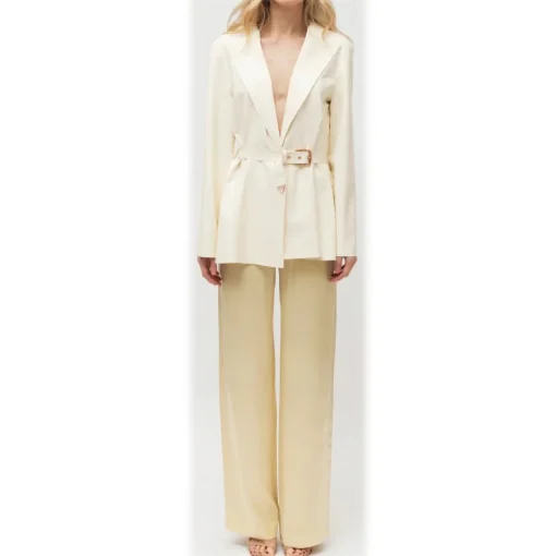 Belarex Jackets-- Cannes Blazer - White - Blazer - Lingerie - Luxury Exclusive Collection - Avvenice