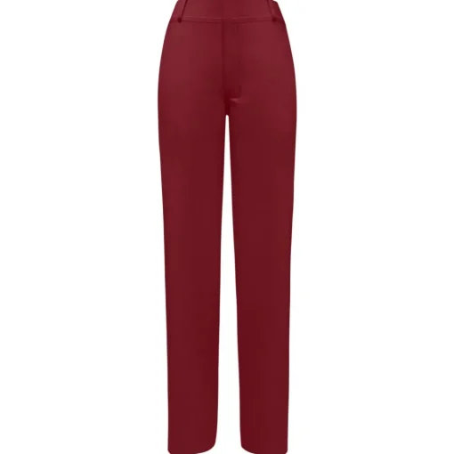 Belarex Trousers-- Cannes Palazzo Trousers - Dark Red - Trousers - Lingerie - Luxury Exclusive Collection - Avvenice