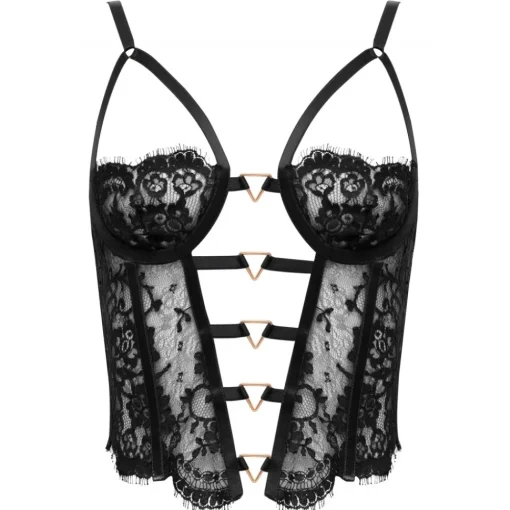 Belarex Tops-- Cape Town Bustier - Black - Bustier - Lingerie - Luxury Exclusive Collection - Avvenice