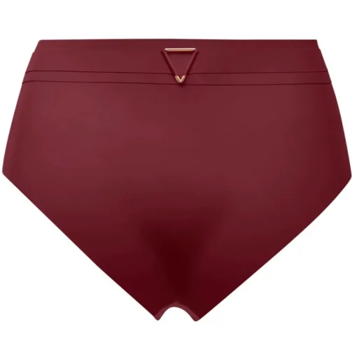 Belarex Swimwear-- L.A. High Waist Panties - Dark Red - Panties - Lingerie - Luxury Exclusive Collection - Avvenice