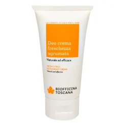 Biofficina Toscana Natural Cosmetics-- Fresh Citrus Deodorant Cream - Body Line - Organic Vegan Cosmetics - Avvenice