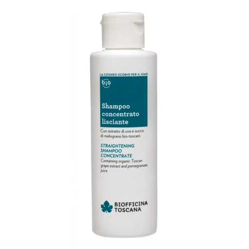 Biofficina Toscana Natural Cosmetics-- Straightening Shampoo Concentrate - Hair Line - Organic Vegan Cosmetics - Avvenice