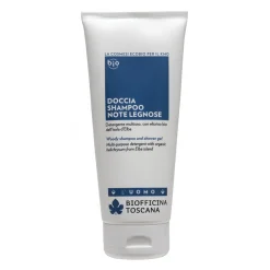 Biofficina Toscana Natural Cosmetics-- Woody Shampoo and Shower Gel - Men's Line - Organic Vegan Cosmetics - Avvenice