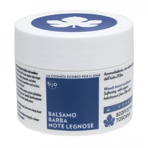 Biofficina Toscana Natural Cosmetics-- Woody Beard Conditioner - Men's Line - Organic Vegan Cosmetics - Avvenice
