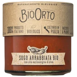 BioOrto Preserved Foods-- Organic Arrabbiata Sauce - Organic Preserved Foods - 185 g - Avvenice