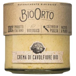 BioOrto Preserved Foods-- Organic Cauliflower Cream - Organic Preserved Foods - 180 g - Avvenice