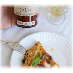 BioOrto Preserved Foods-- Organic Sun Dried Tomatoes in Evo Oil - Organic Preserved Foods - 360 g - Avvenice