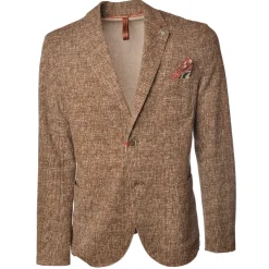 BoB Company Jackets-- Single-Breasted Model Jacket with Two Buttons - Rust - Jacket - Made in Italy - Luxury Exclusive Collection - Avvenice
