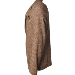 BoB Company Jackets-- Single-Breasted Model Jacket with Two Buttons - Rust - Jacket - Made in Italy - Luxury Exclusive Collection - Avvenice