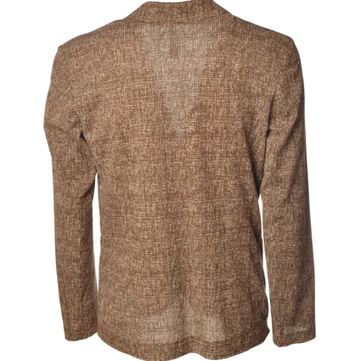BoB Company Jackets-- Single-Breasted Model Jacket with Two Buttons - Rust - Jacket - Made in Italy - Luxury Exclusive Collection - Avvenice