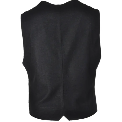 BoB Company Jackets|Tops-- Single-Breasted Waistcoat in Check Pattern - Blue/Beige - Waistcoat - Made in Italy - Luxury Exclusive Collection - Avvenice