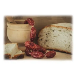Bont\u00e0 di Fiore Salami & Cheeses-Bontà di Fiore - Sweet Seasoned Little Sausage - 300 g - Avvenice
