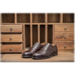 Bottega Senatore Shoes-- Aufidio - Oxford - Francesina - Italian Handmade Man Shoes - High Quality Leather Shoes - Avvenice