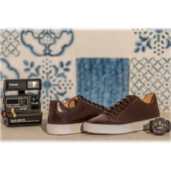 Bottega Senatore Shoes-- Clovio - Sneakers - Italian Handmade Man Shoes - High Quality Leather Shoes - Avvenice