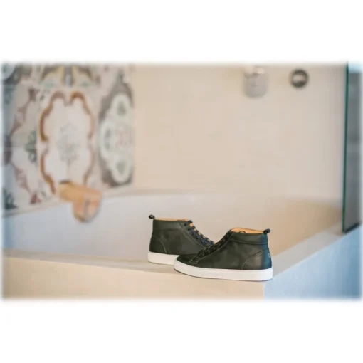 Bottega Senatore Shoes-- Curzio - Sneakers - Italian Handmade Man Shoes - High Quality Leather Shoes - Avvenice