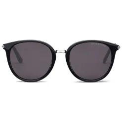 Bottega Veneta Sunglasses & Eyewear-- Acetate and Metal Classic Sunglasses - Black - Sunglasses - Eyewear - Avvenice