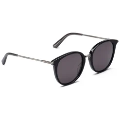 Bottega Veneta Sunglasses & Eyewear-- Acetate and Metal Classic Sunglasses - Black - Sunglasses - Eyewear - Avvenice