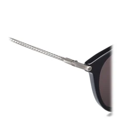 Bottega Veneta Sunglasses & Eyewear-- Acetate and Metal Classic Sunglasses - Black - Sunglasses - Eyewear - Avvenice