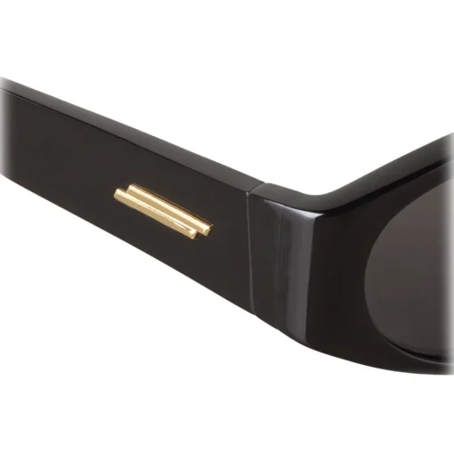 Bottega Veneta Sunglasses & Eyewear-- Acetate Mask Sunglasses - Black Grey - Sunglasses - Eyewear - Avvenice