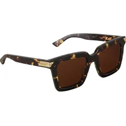 Bottega Veneta Sunglasses & Eyewear-- Acetate Square Oversize Sunglasses - Havana Brown - Sunglasses - Eyewear - Avvenice