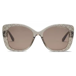 Bottega Veneta Sunglasses & Eyewear-- Acetate Square Oversize Sunglasses - Brown - Sunglasses - Eyewear - Avvenice
