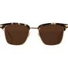 Bottega Veneta Sunglasses & Eyewear-- Clubmaster Sunglasses - Brown Havana - Sunglasses - Eyewear - Avvenice