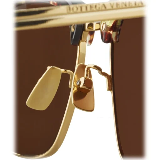 Bottega Veneta Sunglasses & Eyewear-- Clubmaster Sunglasses - Brown Havana - Sunglasses - Eyewear - Avvenice