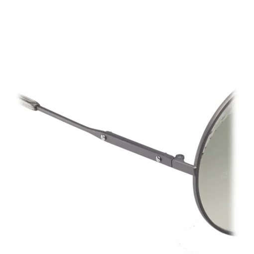 Bottega Veneta Sunglasses & Eyewear-- Cross Metal Round Sunglasses - Ruthenium Green - Sunglasses - Eyewear - Avvenice