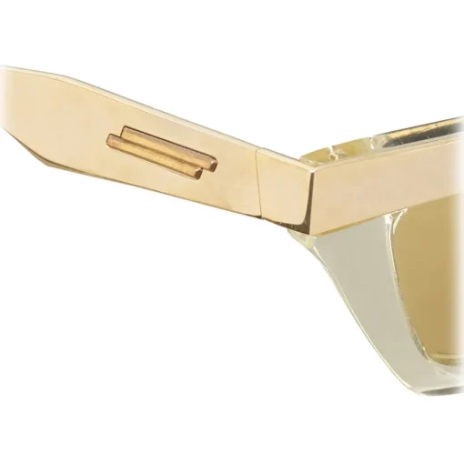 Bottega Veneta Sunglasses & Eyewear-- D-Frame Sunglasses - Champagne Gold - Sunglasses - Eyewear - Avvenice