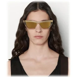 Bottega Veneta Sunglasses & Eyewear-- D-Frame Sunglasses - Champagne Gold - Sunglasses - Eyewear - Avvenice