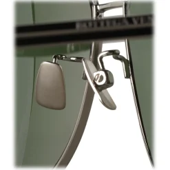 Bottega Veneta Sunglasses & Eyewear-- Metal Aviator Sunglasses - Ruthenium Green - Sunglasses - Eyewear - Avvenice