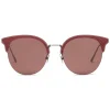 Bottega Veneta Sunglasses & Eyewear-- Metal Cat Eye Sunglasses - Silver Red - Sunglasses - Eyewear - Avvenice