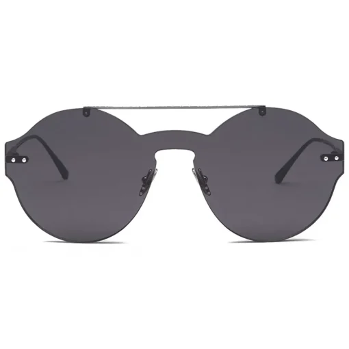 Bottega Veneta Sunglasses & Eyewear-- Nylon Classic Sunglasses - Ruthenium Black Gray - Sunglasses - Eyewear - Avvenice