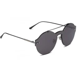Bottega Veneta Sunglasses & Eyewear-- Nylon Classic Sunglasses - Ruthenium Black Gray - Sunglasses - Eyewear - Avvenice