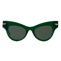 Bottega Veneta Sunglasses & Eyewear-- The Original 04 Cat Eye Sunglasses - Green - Sunglasses - Eyewear - Avvenice