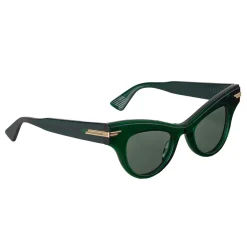 Bottega Veneta Sunglasses & Eyewear-- The Original 04 Cat Eye Sunglasses - Green - Sunglasses - Eyewear - Avvenice