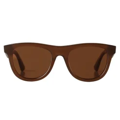 Bottega Veneta Sunglasses & Eyewear-- The Original 01 D Classic Sunglasses - Brown - Sunglasses - Eyewear - Avvenice