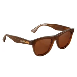 Bottega Veneta Sunglasses & Eyewear-- The Original 01 D Classic Sunglasses - Brown - Sunglasses - Eyewear - Avvenice