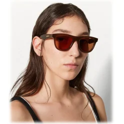 Bottega Veneta Sunglasses & Eyewear-- The Original 01 D Classic Sunglasses - Brown - Sunglasses - Eyewear - Avvenice