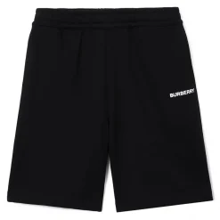 Burberry Trousers-- Cotton Shorts - Black - Exclusive Collection - Avvenice