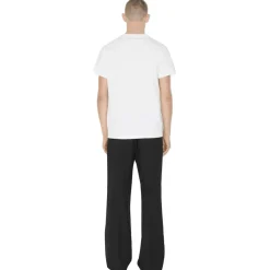 Burberry T-shirt-- Cotton T-Shirt - White - Exclusive Collection - Avvenice
