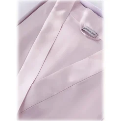 by Dariia Day Shirts-- Long Silk Robe - Blush Pink - Fashion - New Collection - Mulberry Silk - Artisan Silk Robe - Luxury - Avvenice