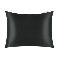 by Dariia Day Bedding-- Pure Silk Pillow - Midnight Black - Fashion - Mulberry Silk - Artisan Silk Pillow - Luxury - Avvenice