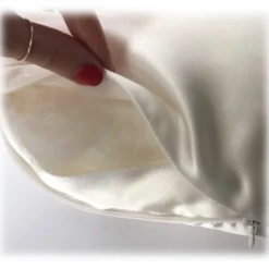 by Dariia Day Bedding-- Pure Silk Pillow - Midnight Black - Fashion - Mulberry Silk - Artisan Silk Pillow - Luxury - Avvenice