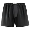 by Dariia Day Swimwear-- Silk Boxers - Midnight Black - Fashion - New Collection - Mulberry Silk - Artisan Silk Boxers - Luxury - Avvenice