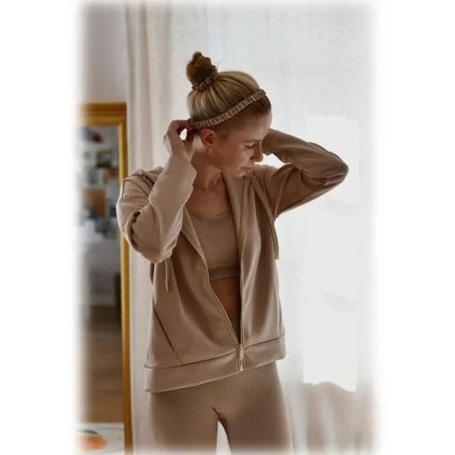 by Dariia Day Other Accessories-- Silk Headband - French Beige - Fashion - New Collection - Mulberry Silk - Artisan Silk Headband - Luxury - Avvenice