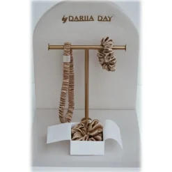 by Dariia Day Other Accessories-- Silk Headband - French Beige - Fashion - New Collection - Mulberry Silk - Artisan Silk Headband - Luxury - Avvenice
